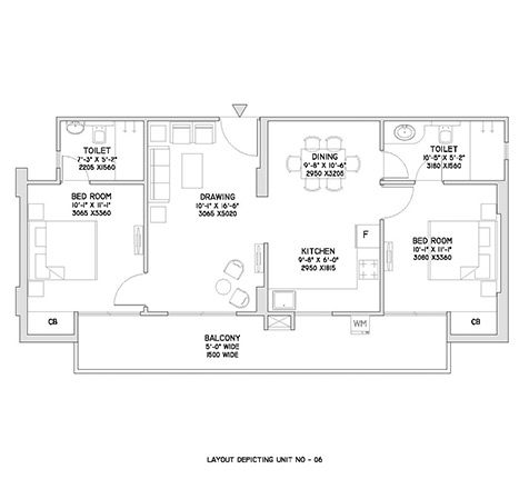 Level - 3rd to 8th floor units