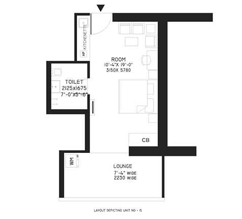 Level - 21st floor unit