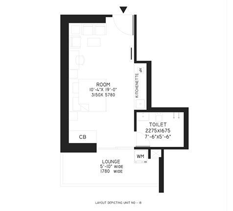 Level - 17th to 20th Lower and 35th floor units