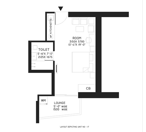 Level - 3rd to 16th, 22nd to 34th and 36th to 45th floor units