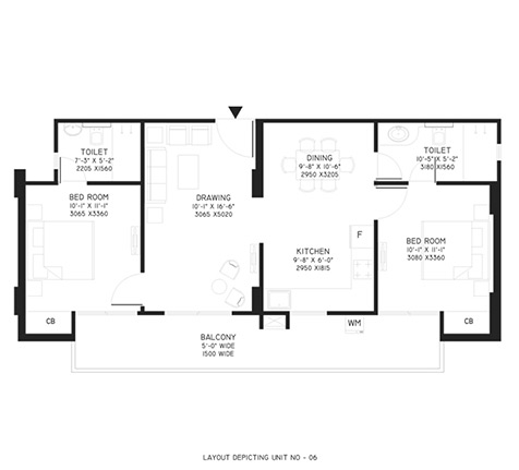 Level - 3rd to 8th floor units