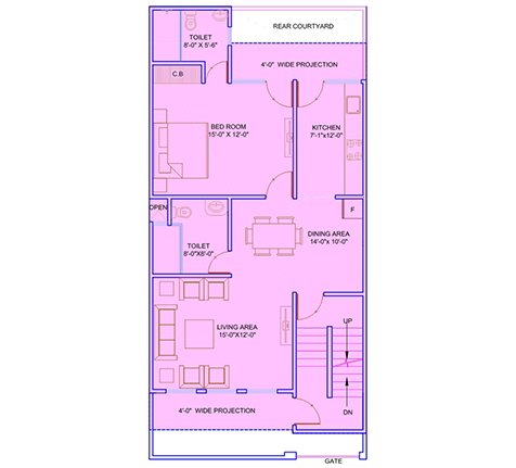 Villa | 1125 sq.ft.